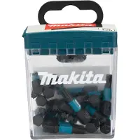 Makita T20 Torx Bit Set 25 Mm 25 Units Argenté