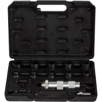 Irimo Jeu De 15 Poinçons Avec Poignée 3-30 Mm 16 Pièces