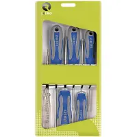 Irimo Set Of 6 Electrician Screwdrivers 3flat 2ph And Tester Clair