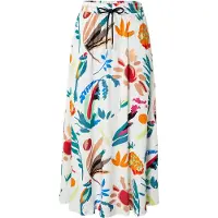 Urban Classics Jupe bleu / jade / orange / blanc