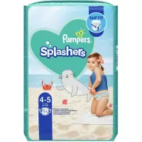 Pampers Couches Splashers Maillot de bain No 4-5 Pour 9-15kg 88 Pièces Boîte