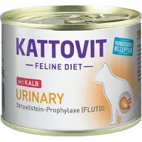 Kattovit Feline Diet Urinary - Veau pour réduire les récidives de calculs de struvite - 185 g
