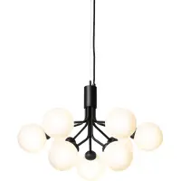 Nuura Apiales 9 Suspension Satin Black|Opal White