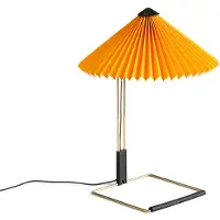 HAY Matin Lampe de Table Yellow | Polished Brass | Small