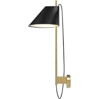 Louis Poulsen Applique Murale , Yuh Brass, dimmable, Noir, Salon / séjour, Métal, Design