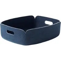 Muuto Restore Plateau Midnight Blue | 40 x 31 CM | 15.5 x 12.5in