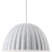 Muuto Under The Bell Suspension Ø55 Blanc Melange - Muuto 550 mm x 310 mm x 5000 mm