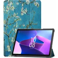 IMoshion Coque tablette Design Trifold Lenovo Tab M10 Plus (3rd gen) - Green Plant