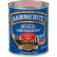 Hammerite Laque pour metaux Brillante rouge 750 ml