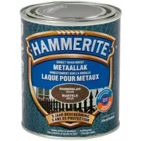 Hammerite Laque pour metaux Martelée brun foncé 750 ml