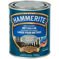Hammerite Laque pour metaux Structure gris 750 ml