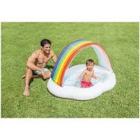 Intex 142 x 119 x 84 cm Arc-en-ciel Piscine pour Bébés