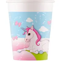 Globos Nordic 8 Becher - Einhorn - ca. 200 ml
