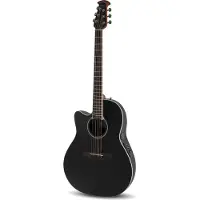 Ovation CS24L-5 Celebrity Standard Mid Depth Black guitare électro-acoustique folk pour gaucher
