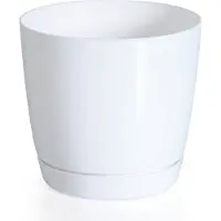 Prosperplast Prosper Plast Duop135-S449 13,5 X 12,4 Cm " Coubi " Pot De Fleurs ? Blanc
