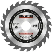 Kreator 1 lame de scie circulaire 160 mm 2,0 mm 24 dents - alésage 30 mm
