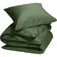 Yumeko - Parure de lit - Satin De Coton - 140x220 - Vert