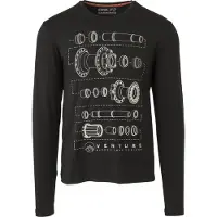 Agu Maillot de Vélo AGU Unisex Casual Performer Long Sleeve Venture Off Black-M