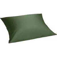 Yumeko - Taie d'oreiller - Satin De Coton - 50x60 - Vert