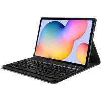 Just in Case Samsung Galaxy Tab S6 Lite Premium Étui avec Clavier Noir AZERTY
