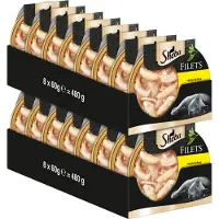Sheba Dômes Filets fins 16 x 60 g pour chat - poulet