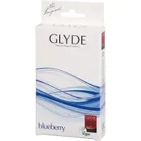 Glyde Ultra Blueberry Préservatifs 10 pcs - Bleu