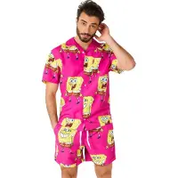 Oppo Merchandise Group B.V. Costume de - OppoSuits - SpongeBob - pour Homme - multicolore - Taille L