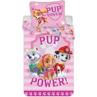 Paw Patrol Pup Power Parure de lit 140×200 cm, 70×90 cm