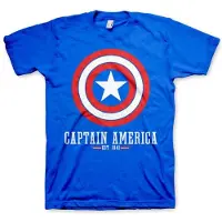 Marvel Captain America - Blue - T-Shirt (Xxl)