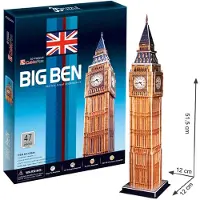 Cubic Jeu de puzzle 3D Big Ben- (44 pièces)