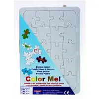 Collall Puzzle vierge A5 avec cadre à peindre soi-même, 20 pièces