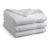 Chimb Serviette en coton - 3 pièces - 50x100 - couleur blanche