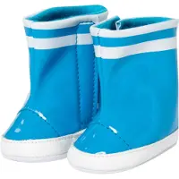 Heless Bottes bleu clair t.38-45 cm en caoutchouc, fermeture velcro, dès 3 ans