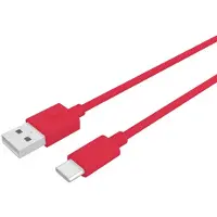 Celly PCUSBCRD câble USB USB 3.2 Gen 1 (3.1 Gen 1) 1 m USB A USB C Rouge