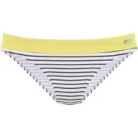 Venice beach Bas de bikini jaune / noir / blanc