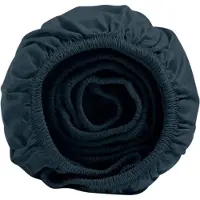 Yumeko Drap-Housse Yumeko Navy (Percale)-90 x 210 cm