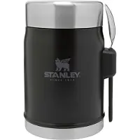 Stanley The Legendary Food Jar + Spork 2.0 14oz, Black 10-11353-0105 récipient alimentaire avec bouchon à vis, 400 ml