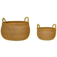 Hubsch Lot de 2 paniers solaires