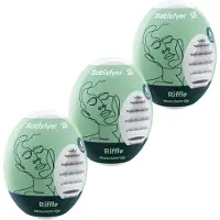 Satisfyer - Œuf masturbateur homme - Coffret 3 pièces