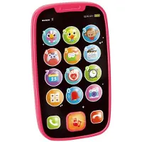 Bo Jungle B-My First Smart Phone Red jouet 1 pcs