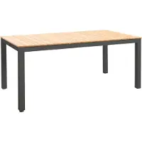 Borek Table de Jardin Yoi Arashi Dark Grey Teak 169 x 90 cm