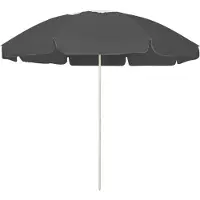 The Living Store Parasol de plage anthracite 240 cm
