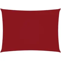 vidaXL Voile de parasol tissu oxford rectangulaire 2,5x4 m rouge