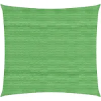 vidaXL Voile d'ombrage 160 g/m² Vert clair 6x6 m PEHD