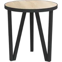 vidaXL Table à thé Chêne Sonoma Ø35 cm MDF