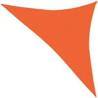 vidaXL Voile d'ombrage 160 g/m² Orange 3x3x4,2 m PEHD