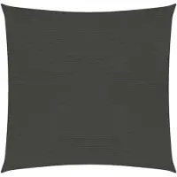 vidaXL Voile d'ombrage 160 g/m² Anthracite 7x7 m PEHD