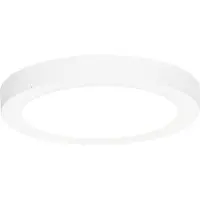 QAZQA Spot apparent ou encastrable blanc 18 cm LED incluse à intensité variable en 3 étapes avec interrupteur DIP - Trans