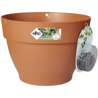 Elho Pot De Fleur Vibia Campana Rond - Ø 26 - Plastique - 6 L - Terre Cuite