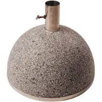 Esschert Design Pied de parasol en granit - D. 35,5 cm x H. 25,5 cm - Gris